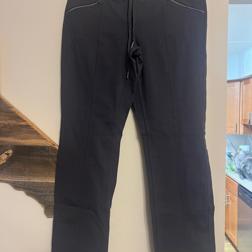 Athleta Black Zip-Pocket Jogger Pants